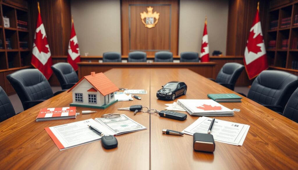marital property division in canada